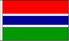 Gambia Table Flags